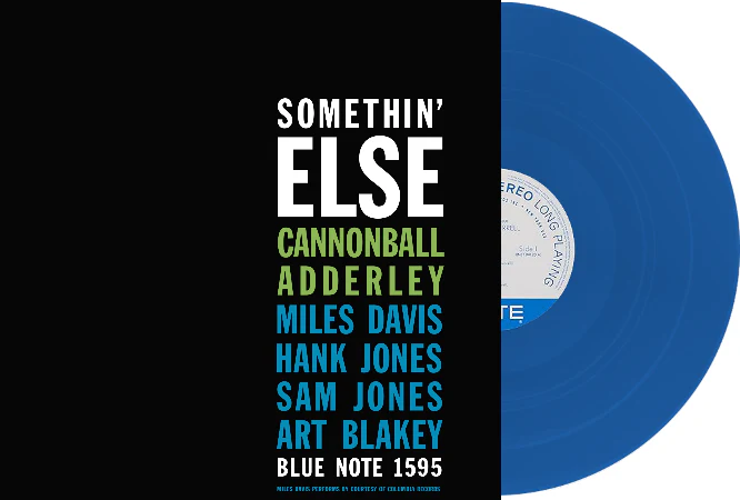 Cannonball Adderley - Somethin' Else (Blue Vinyl Series) vinyl - Record Culture