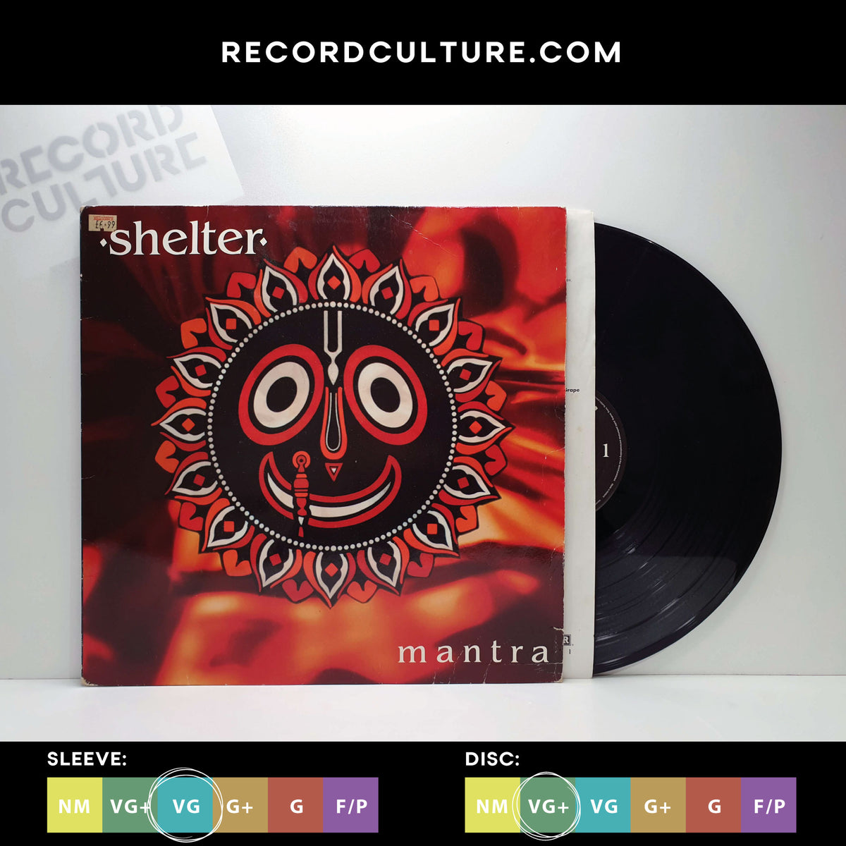 Shelter - Mantra - Used vinyl - Record Culture