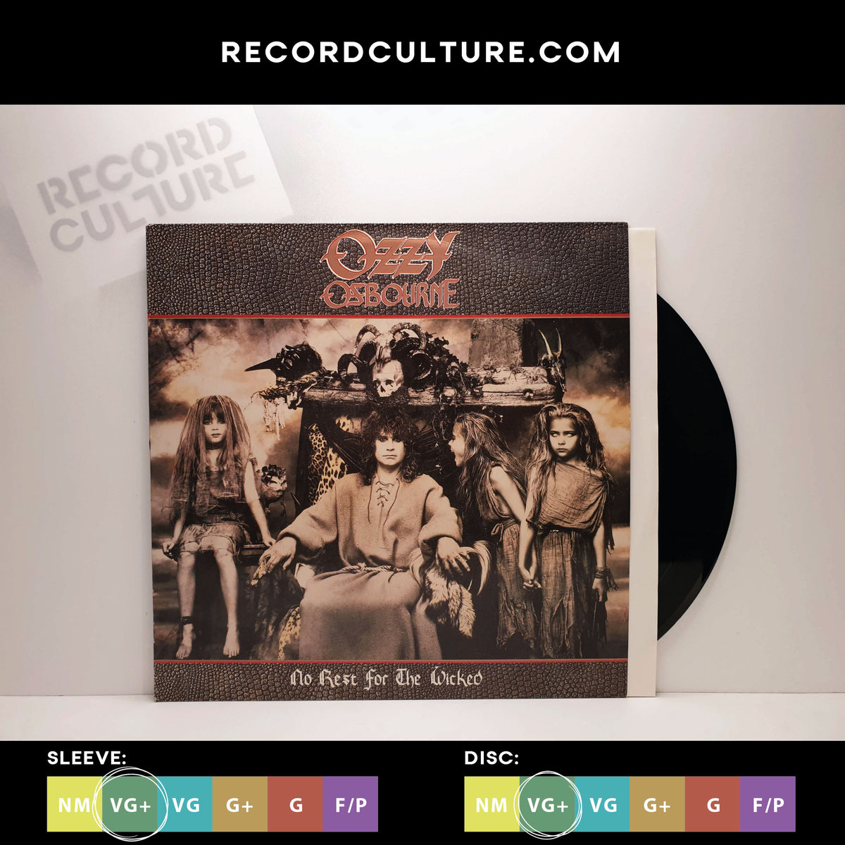 Ozzy Osbourne – No Rest For The Wicked - Used vinyl - Record Culture