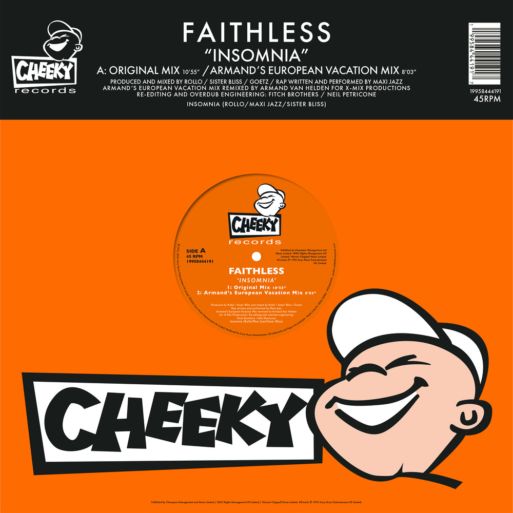 Faithless - Insomnia (30th Anniversary) vinyl - Record Culture