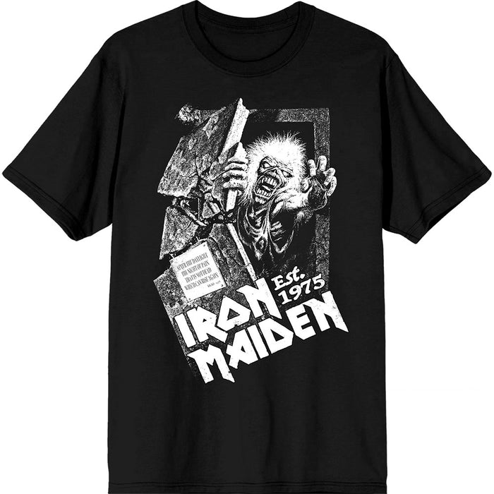 Iron Maiden -  Est. 1975 No Prayer Grave T-Shirt - Record Culture