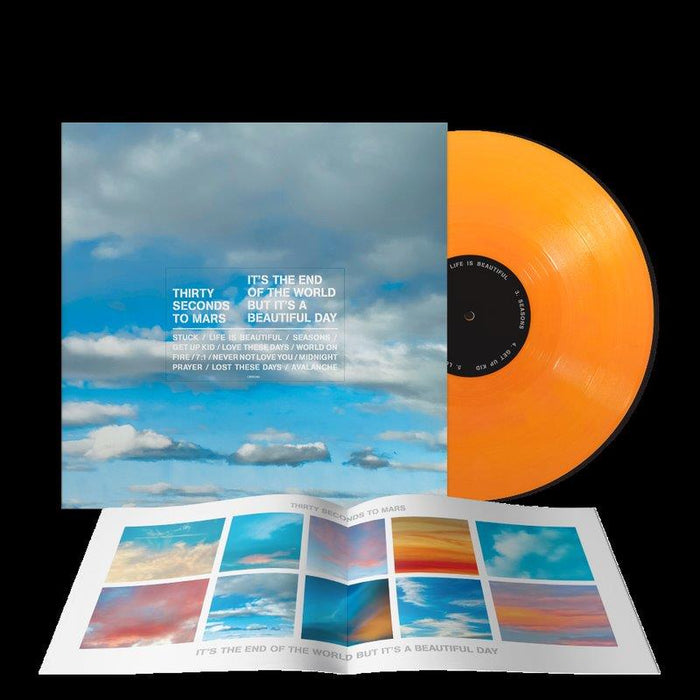 30 Seconds To Mars - It's The End Of The World, But It's A Beautiful Day orange exclusive vinyl - Record Culture