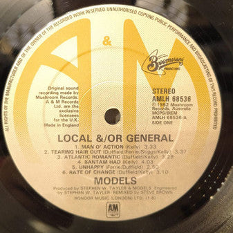 Models - Local &/OR General - LP [PRE-OWNED] 3 For £10 - Used vinyl