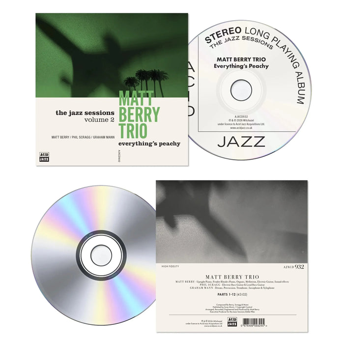 Matt Berry feat. Phill Scragg & Graham Mann - Everything's Peachy: The Jazz Sessions Volume 2 vinyl - Record Culture