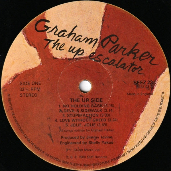 Graham Parker & The Rumour - The Up Escalator - LP [PRE-OWNED] 3 For £10 - Used vinyl