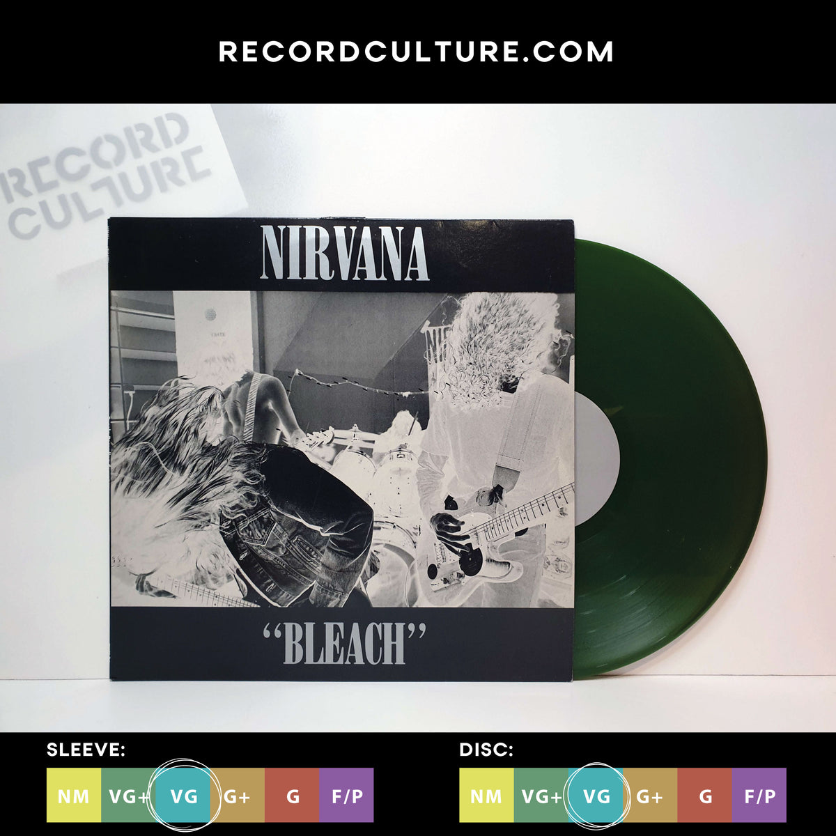 Nirvana - Bleach (Green) [*PRE-OWNED*] vinyl - Used Records