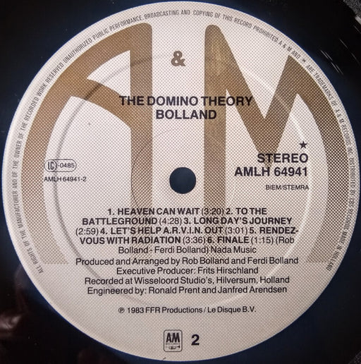 Bolland - The Domino Theory - LP [PRE-OWNED] 3 For £10 - Used vinyl