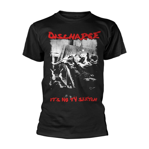 Discharge - It's No TV Sketch T-Shirt - Record Culture