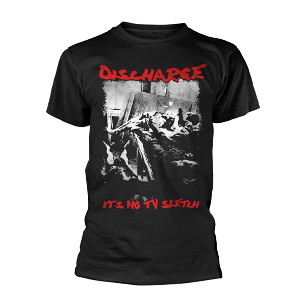 Discharge - It's No TV Sketch T-Shirt - Record Culture