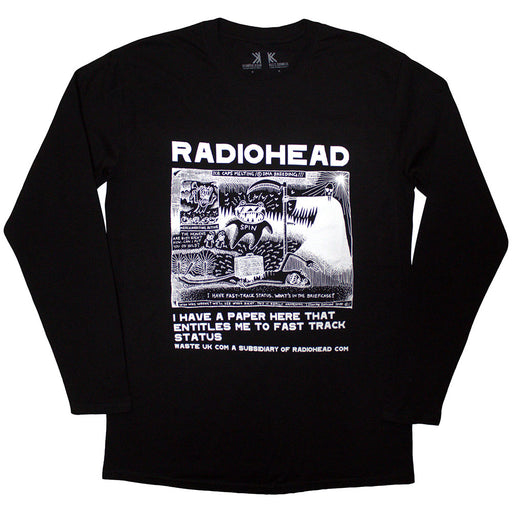 Radiohead - Ice Caps Long Sleeve T-Shirt - Record Culture