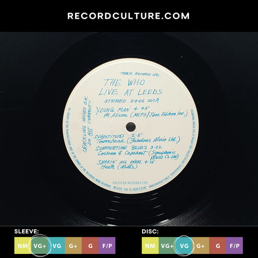 Live At Leeds - LP [*PRE-OWNED*]