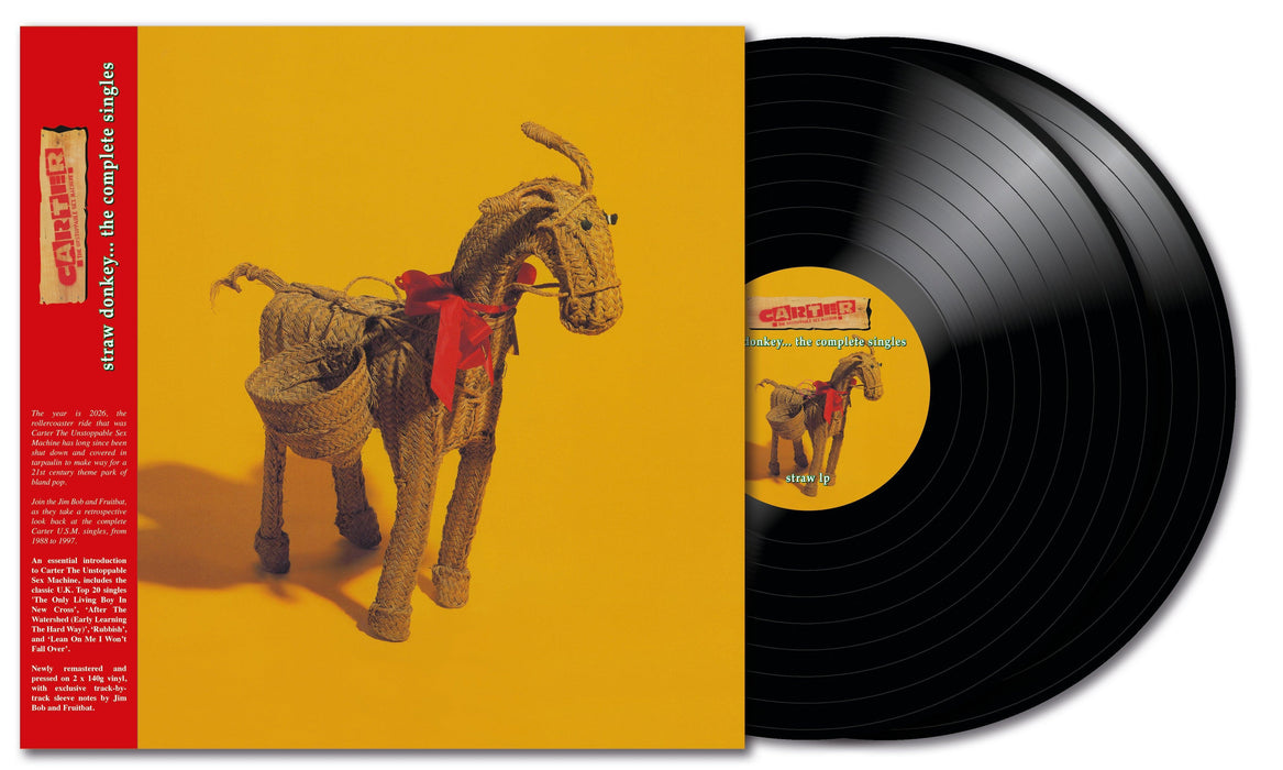 Carter The Unstoppable Sex Machine - Straw Donkeys: The Complete Singles vinyl - Record Culture
