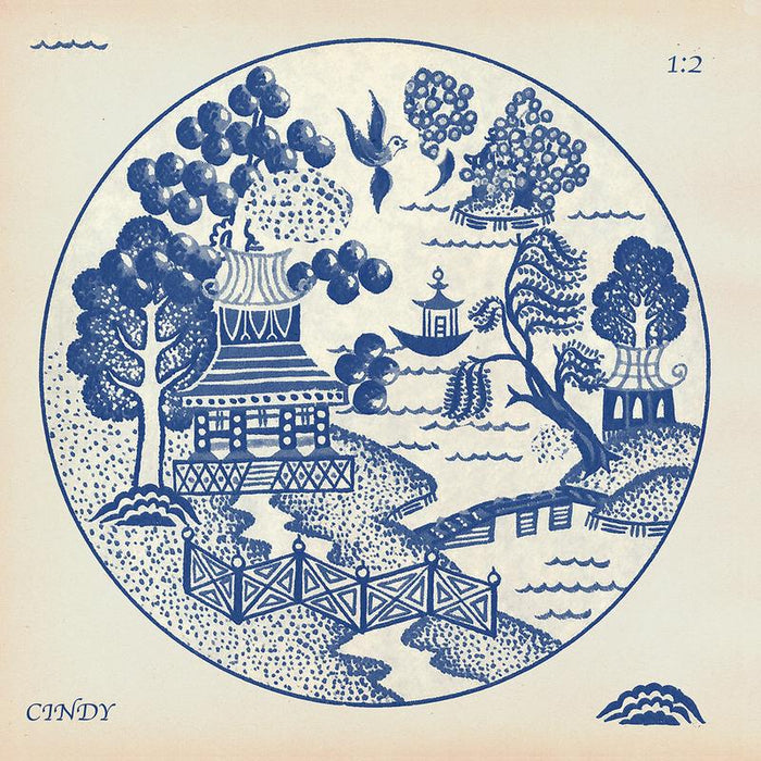 Cindy 1:2 blue vinyl