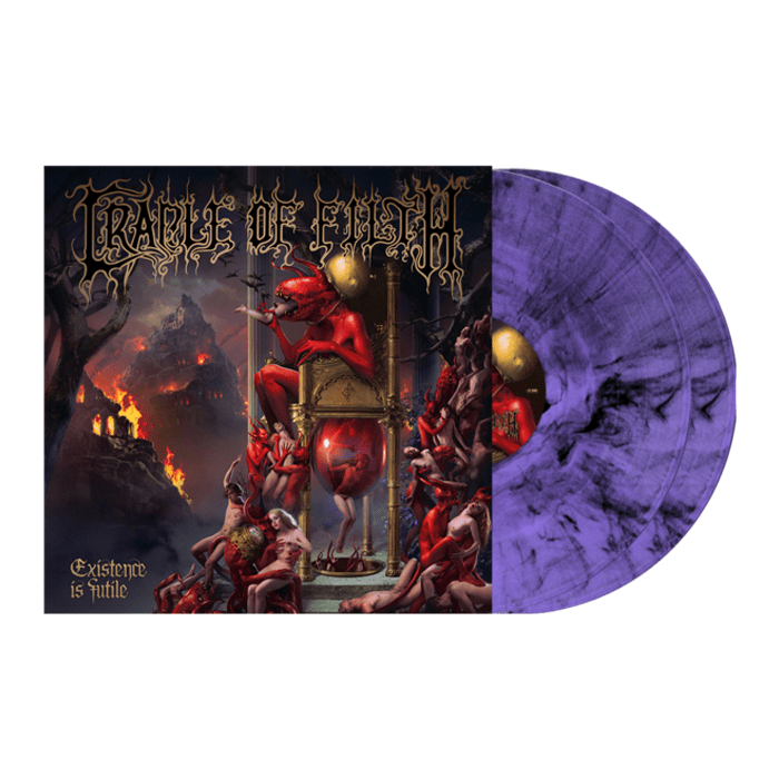 Cradle Of Filth Existence Is Futile purple marble vinyl