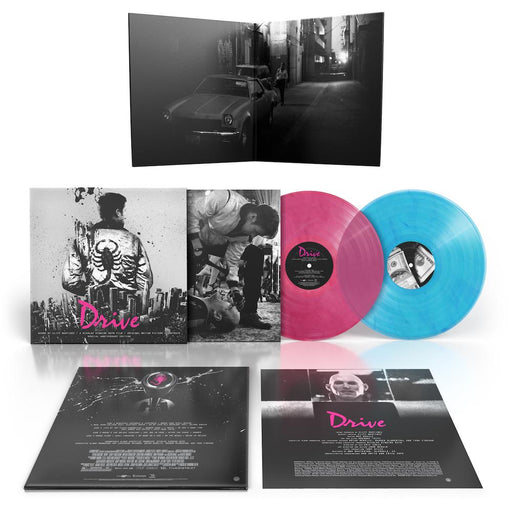 Drive Soundtrack vinyl 10th Anniversary blue pink