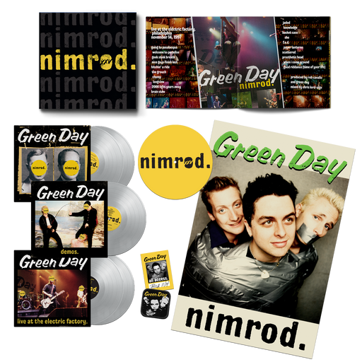 Green Day - Nimrod (25th Anniversary Reissue) Silver vinyl - Record Culture