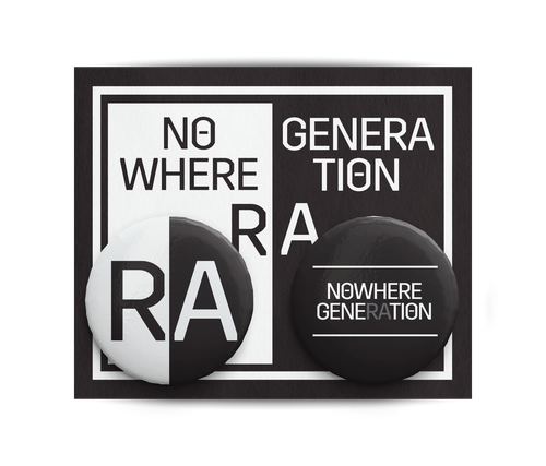 Rise Against Nowhere Generation vinyl pin badge set